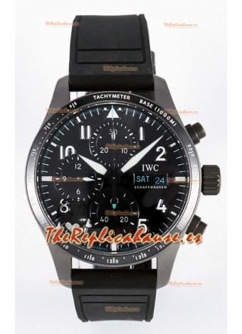 IWC Pilot's IW388305 Super Clone Cronógrafo 41 Mercedes-AMG Reloj Titanio