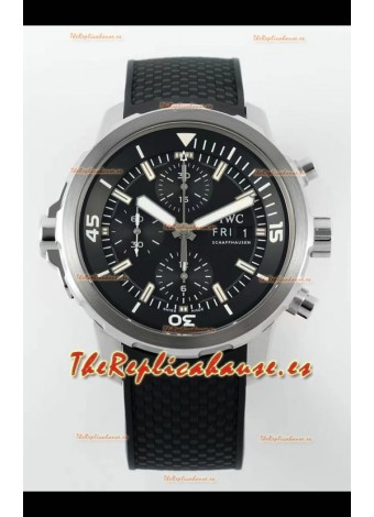 IWC Super Clone Aquatimer Cronógrafo IW376804 Réplica Suiza Dial Negro