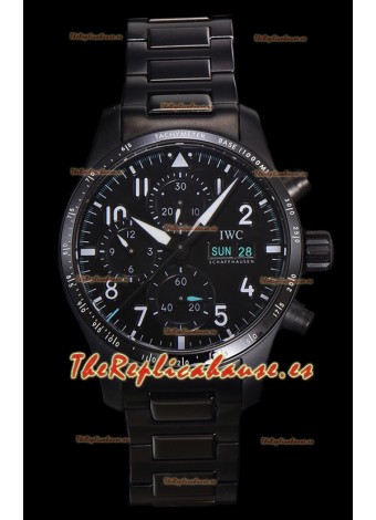 IWC Pilot's IW388306 Super Clone Cronógrafo 41 Mercedes-AMG Pertonas F1 Reloj Cerámica