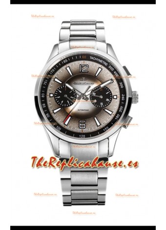 Jaeger LeCoultre Polaris Chronograph Caja Acero Inoxidable Dial Gris Reloj Réplica Suiza 