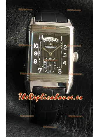 Jaeger-LeCoultre Reverso Super Clone Dial Negro Reloj Réplica Suizo