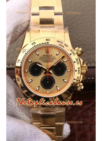 Rolex Cosmograph Daytona 116508 Oro Amarillo Movimiento Original Cal.4130 - Reloj de Acero Ultimate 904L Mejorado