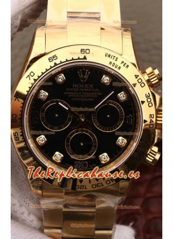 Rolex Cosmograph Daytona 116508 Oro Amarillo Movimiento Original Cal.4130 - Reloj de Acero Ultimate 904L Mejorado