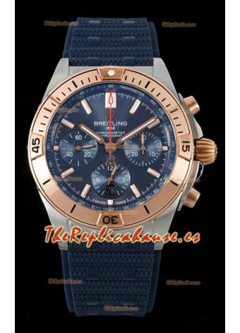 Breitling Chronomat B01 42 Edición Suiza Caja Acero 904L Dial Azul Reloj Réplica a Espejo 1:1