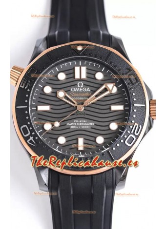 Omega Seamaster 300M Master Chronometer Caja Cerámica Reloj Suizo Réplica a Espejo 1:1