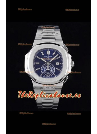 Patek Philippe Nautilus 5980/1A 904L Caja Acero en Dial Azul - Reloj Réplica 1:1