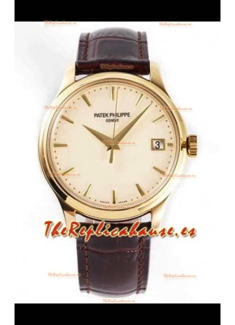 Patek Philippe #Ref 5227J en Dial Blanco 1:1 Caja Acero 904L Oro Amarillo Reloj Suizo