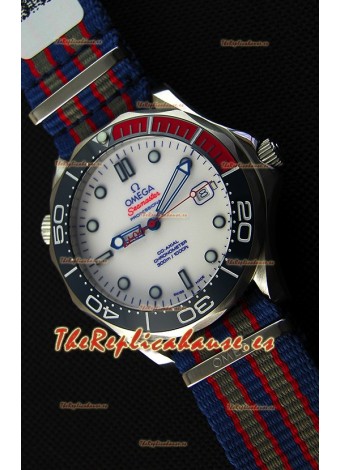 Omega Seamaster Diver 300M 007 Commander's Reloj Réplica Suizo a Espejo 1:1 Edición Limitada