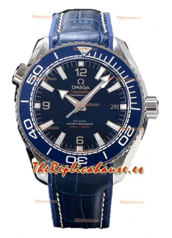 Omega Seamaster Planet Ocean 600M 43.50 MM Dial Azul Caja Acero Réplica Espejo 1:1
