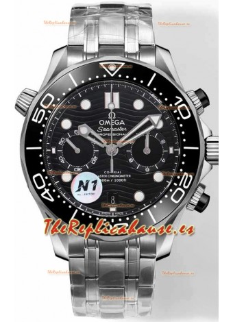 Omega Seamaster Co-Axial Master Chronograph Caja y Correa Acero Inoxidable 44MM Réplica Espejo 1:1