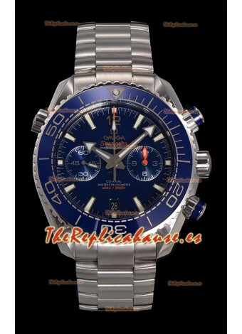 Omega Super Clone Planet Ocean 600M Cronógrafo Acero 904L Reloj Réplica