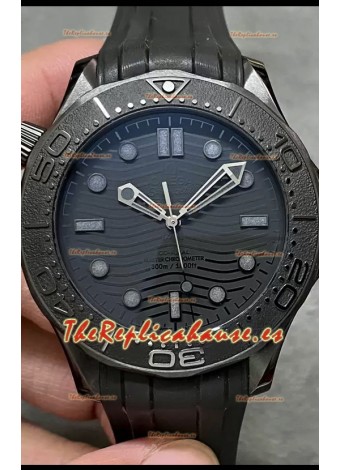 Omega Seamaster 300M "Black Black" Caja de Cerámica Reloj Réplica a Espejo 1:1