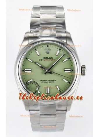 Rolex Oyster Perpetual Super Clone REF#126000 36MM Dial Pistacho Réplica Suiza