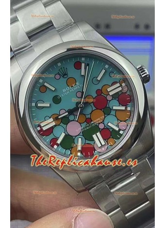 Rolex Oyster Perpetual REF# 124300 Dial Celebration en 41MM Reloj Movimiento Automático ETA 3230