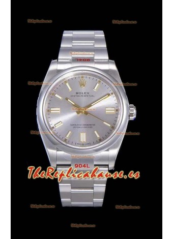 Rolex Oyster Perpetual REF#124300 41MM Movimiento Cal.3230 Réplica Suizo Dial en Acero, Acero 904L Reloj Réplica a Espejo 1:1