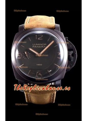 Panerai Luminor 1950 3 Days PAM00375 Composite Cased Vintage Edition Reloj Réplica Suizo