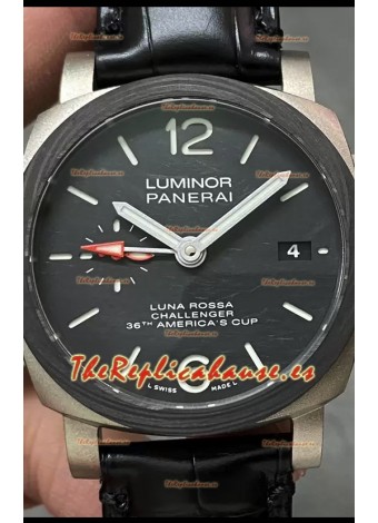 Panerai Luminor PAM01096 Edición Luna Rossa Challenger Reloj Réplica Suizo Espejo 1:1