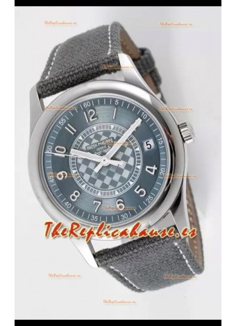 Patek Philippe Calatrava 6007 Dial Gris Caja Acero 904L Reloj Réplica Espejo 1:1