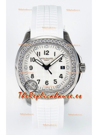 Patek Philippe Aquanaut 5267 Dial Blanco Reloj Réplica con Movimiento de Cuarzo Suizo