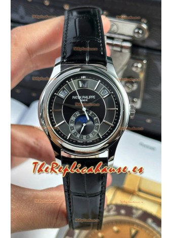 Patek Philippe 5205-001 Complications MoonPhase Reloj Super Clone Dial Gris Oscuro