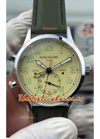 Patek Philippe Complications 5524R Calatrava Reloj Oro Rosado Dial Marrón