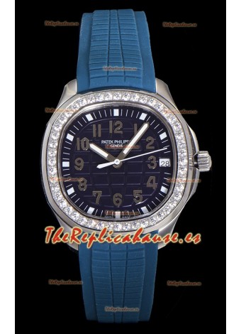 Patek Philippe Super Clone Aquanaut Reloj Acero Inoxidable Dial Azul 38.5MM