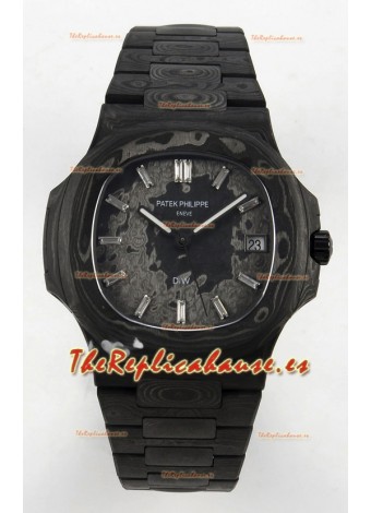 Patek Philippe Nautilus 5711 DiW Dial Carbono Negro Reloj Réplica Suizo Espejo 1:1