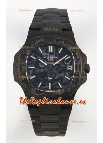 Patek Philippe Nautilus 5711 DiW Dial Carbono Azul Reloj Réplica Suizo a Espejo 1:1