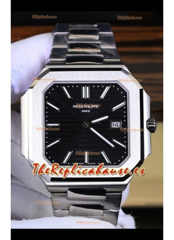 Patek Philippe Cubitus 5821 Caja Acero 904L Dial Negro Reloj Réplica Suizo 