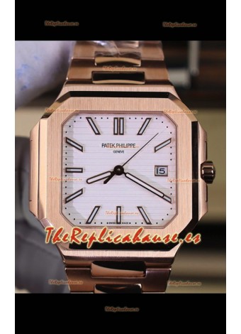 Patek Philippe Cubitus 5821 Dial Oro Rosado  Blanco Reloj Réplica Suizo