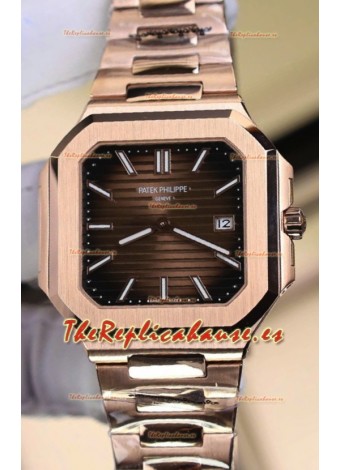 Patek Philippe Cubitus 5821 Dial Oro Rosado  Marrón Reloj Réplica Suizo
