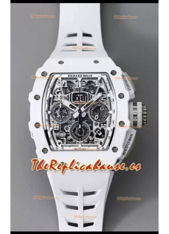 Richard Mille RM11-03 Cerámica Blanca/Titanio Reloj Réplica Calidad Suizo a Espejo 1:1