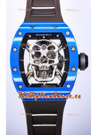 Richard Mille RM052-1 Tourbillon Caja de Carbono NTPT en Azul - Calidad Espejo 1:1