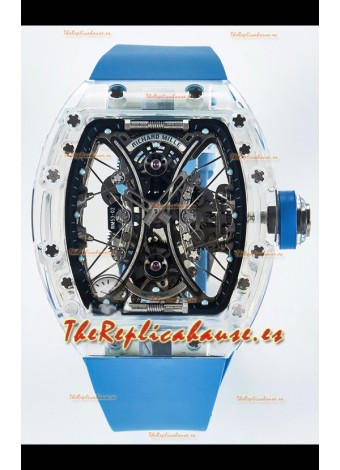 Richard Mille Super Clone RM53-01 Pablo Mac Donough Caja Zafiro con Movimiento Tourbillon Original