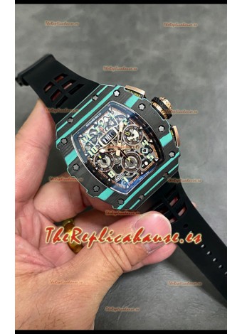 Richard Mille RM11-03 Carbono Forjado Casing 1:1 Calidad Espejo Reloj Réplica Suizo