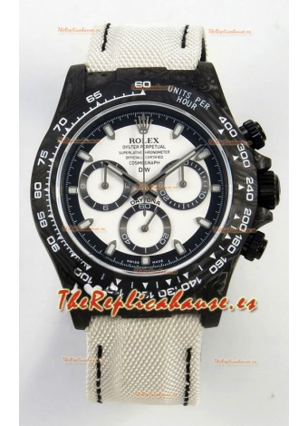 Reloj Rolex Daytona Super Clone DiW Cream Carbon V2 Edition Movimiento Cal.4130