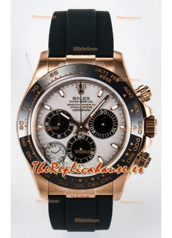 Rolex Daytona Super Clone 116518 Oro Rosado Dial Meteorito Movimiento Original Cal.4130