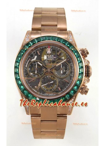 Reloj Rolex Daytona Super Clone Edición "Artisans De Genève - Glacier" Oro Rosado
