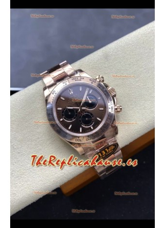 Reloj Rolex Daytona Super Clone M116505 Oro Rosado Movimiento Original Cal.4131 - Acero 904L