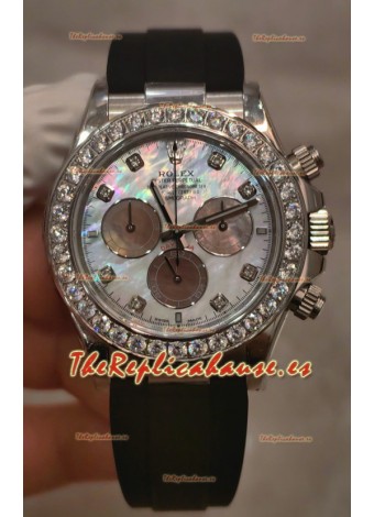 Reloj Rolex Daytona Super Clone Caja Acero Movimiento Cal.4131 Bisel de Zafiro Personalizado