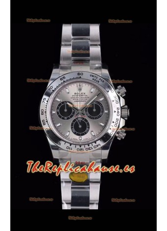 Rolex Daytona 116519 Reloj de Acero 904L a espejo 1:1 - Oro Blanco Movimiento Original Cal.4130