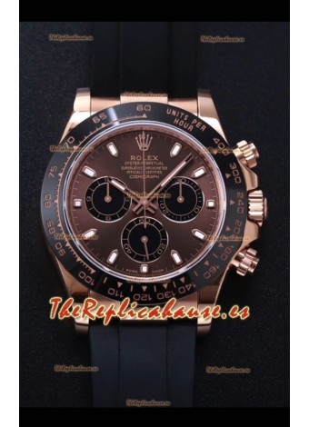 Rolex Daytona 116515LN-0041 Movimiento Original Cal.4130 Oro Everose - Reloj de Acero 904L a Espejo 1:1