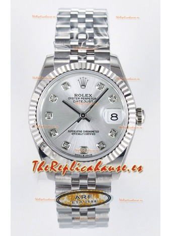 Rolex Super Clone Datejust ETA 2688 Movement 31MM Reloj Acero Inoxidable Caja y Dial