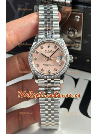 Rolex Super Clone Datejust ETA 2688 Movement 31MM Reloj Caja Acero Inoxidable Dial Champange