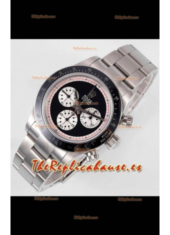 Rolex Daytona Super Clone BLAKEN Paul Newman Dial Negro Reloj Réplica Suizo - Movimiento 4130