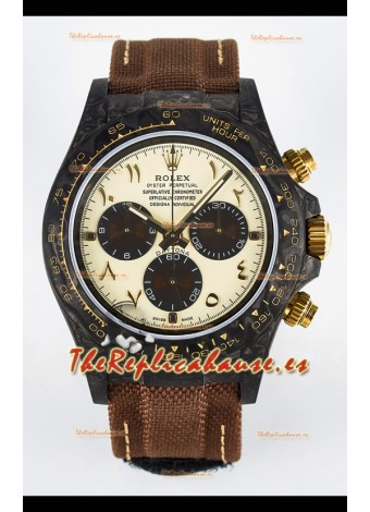 Rolex Daytona Super Clone DiW Desert Eagle Arabic Edition Watch - Caja Carbono Forjado Réplica Espejo 1:1