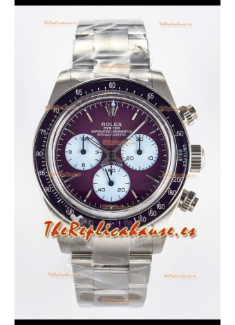 Rolex Daytona Super Clone Artisans De Geneve Edition Dial Granate Reloj Réplica Suizo