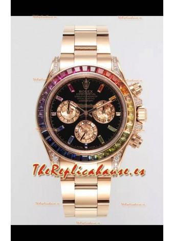 Rolex Cosmograph Daytona 116595RBOW Oro Rosado Movimiento Original Cal.4130