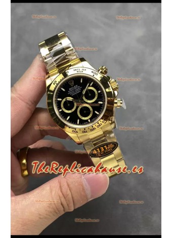 Rolex Cosmograph Daytona M126518 Oro Amarillo Caja y Dial Negros Movimiento Original Cal.4131