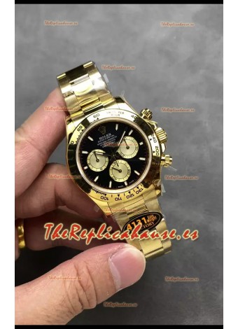 Rolex Cosmograph Daytona M126508 Oro Amarillo Caja y Dial Negros Movimiento Original Cal.4131